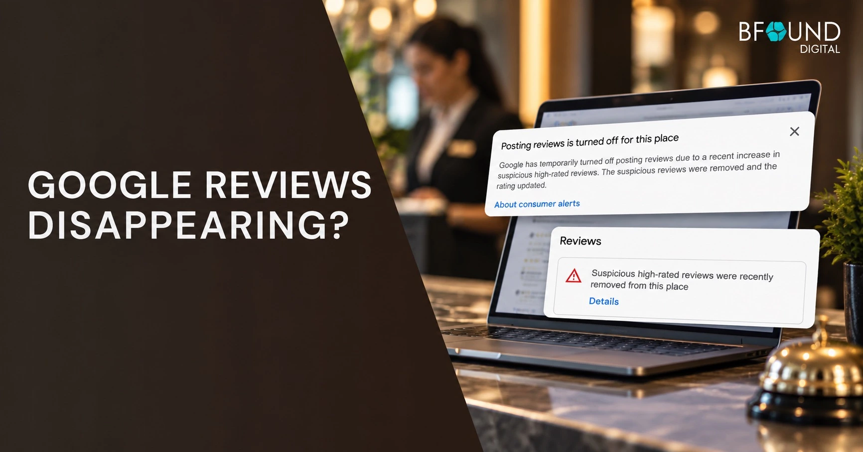 Google reviews disappear